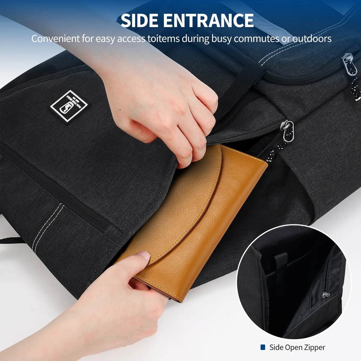 sac à dos imperméable oiwas pour les voyages quotidiens, adapté aux sorties de tous les jours