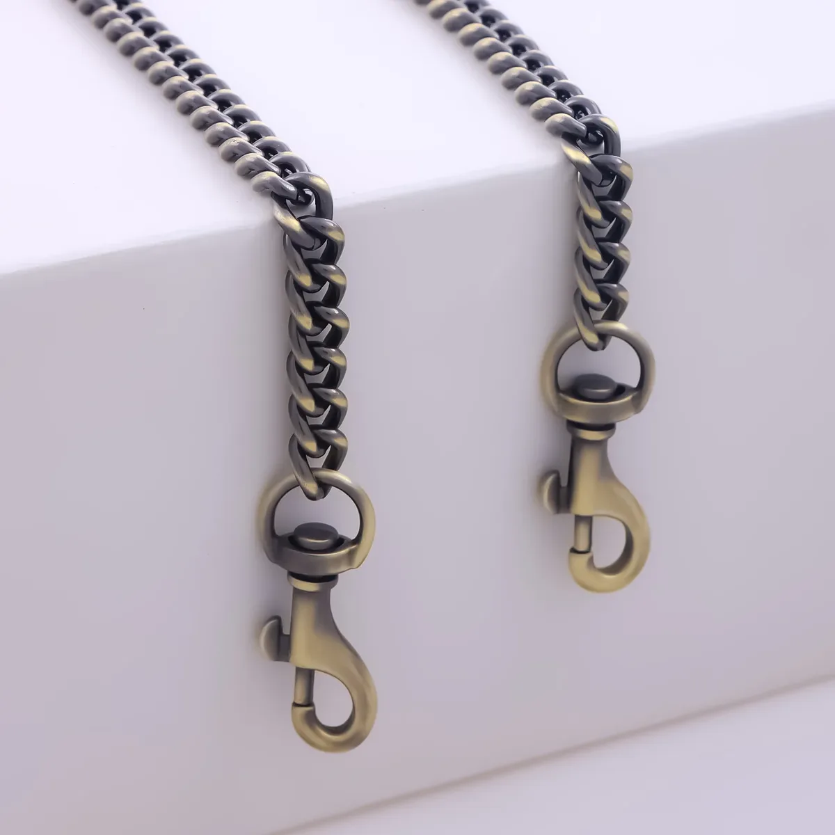 sangle de chaîne de sac à main en aluminium, sangle de chaîne à bandoulière en métal de remplacement pour pochette portefeuille sacoche fourre-tout, chaîne de sac à bandoulière