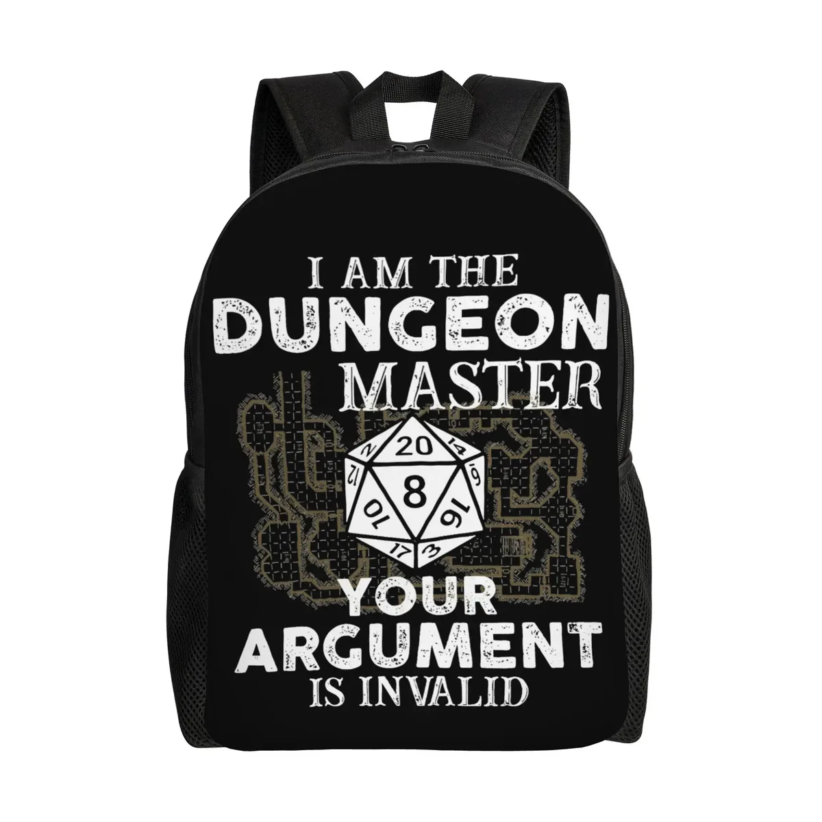 sac à dos dungeon dragon dnd pour hommes et femmes, sac à dos cool pour étudiants et professionnels, sac à bandoulière pour ordinateur portable, cadeau