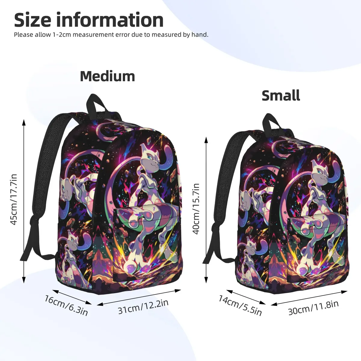 sac à dos pokémon tendance, mochilas, sac à dos de camping tendance avec fermeture éclair