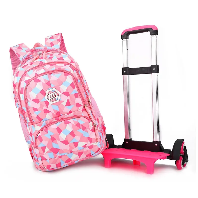 sacs à roulettes pour filles enfants bagages de voyage sacs d'école roulants sac à roulettes sac à dos sur roues filles chariot sacs à dos scolaires sac
