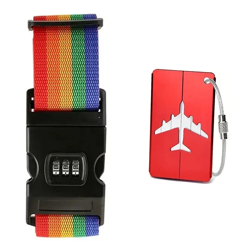 ceintures de bagages réglables, élastiques solides, sécurité supplémentaire, valise de voyage, sangles de sécurité pour bagages, ceinture à cravate, sangles de transport