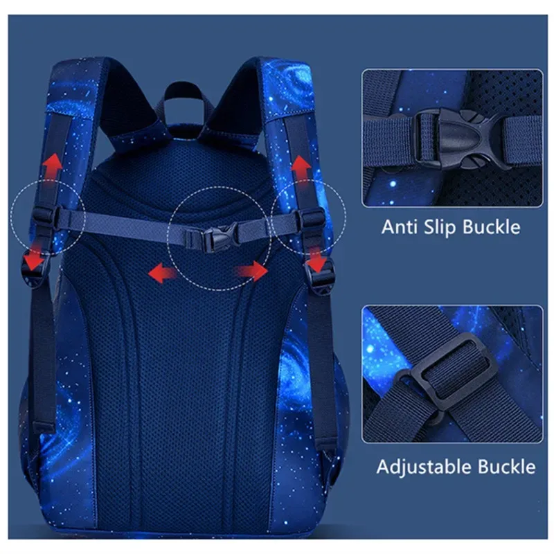 space star sac à dos d'école étanche pour garçons sacs d'école primaire de grande capacité sac de livre pour adolescents sac à dos de voyage pour étudiants