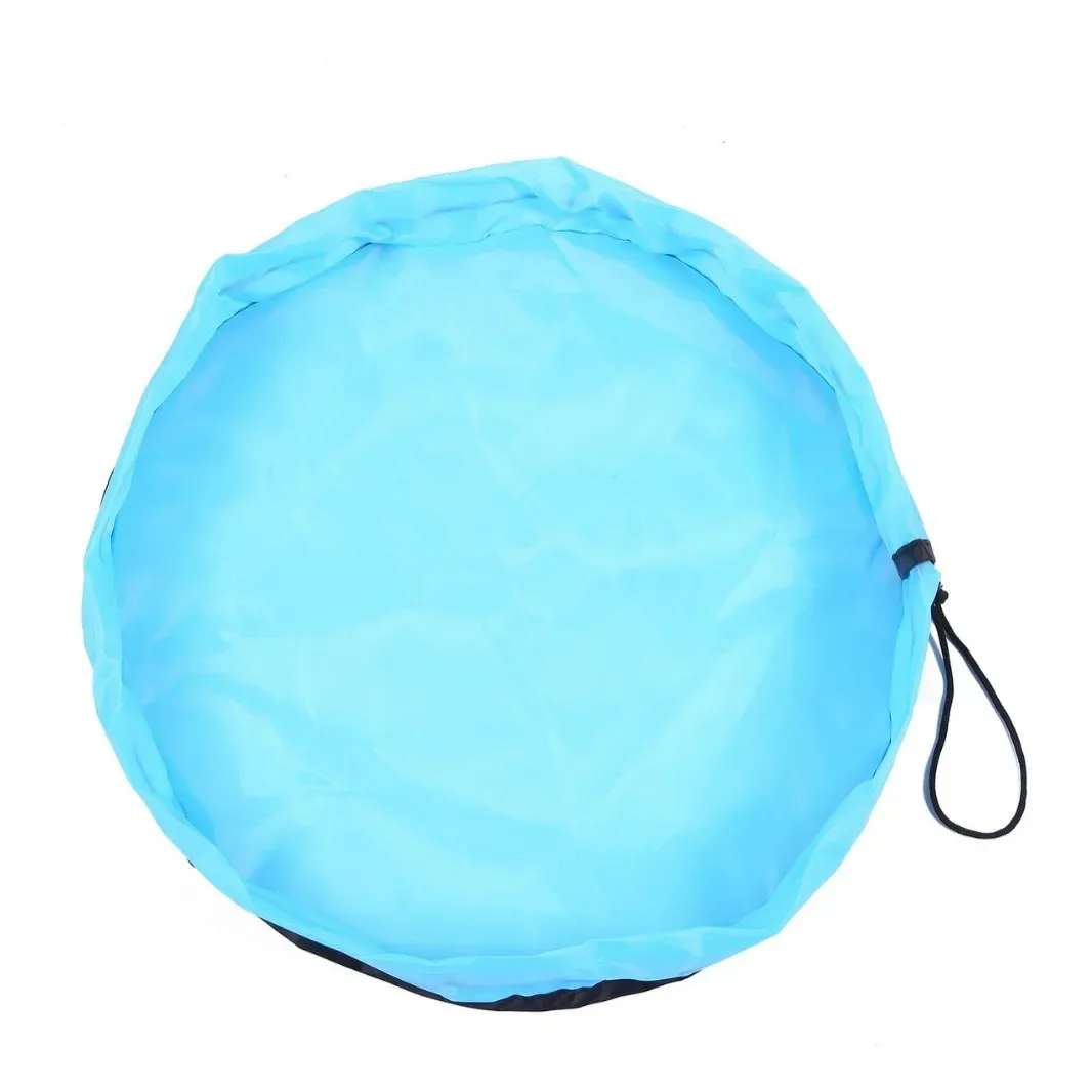 sac de rangement pour jouets d'enfants, tapis de jeu portable pour blocs de construction, organisateur multifonctionnel avec poignée de transport, cadeau de noël