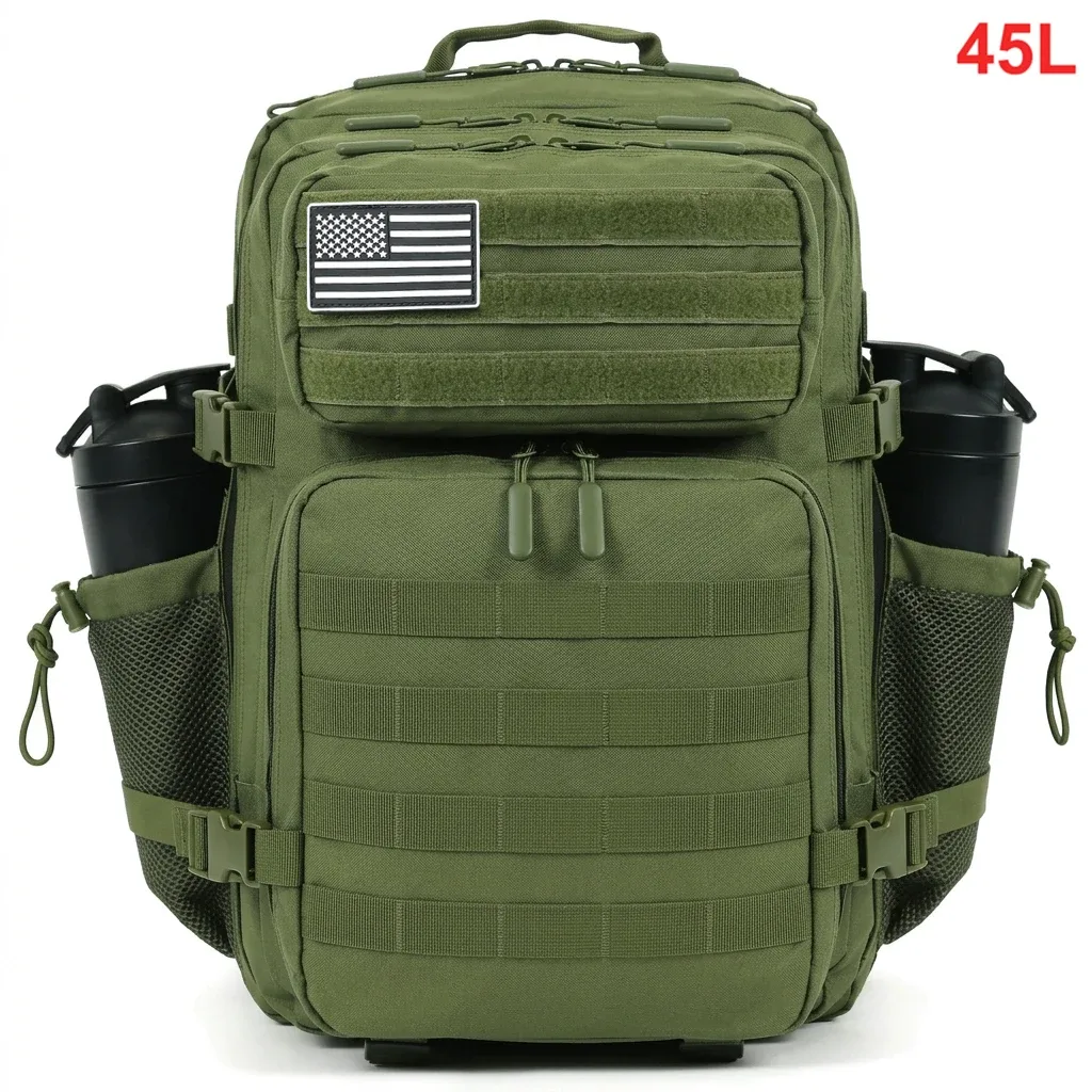 25l 35l 45l sac à dos tactique pour hommes sports de plein air voyage salle de sport randonnée bug out sac militaire camping chasse survie sac à dos