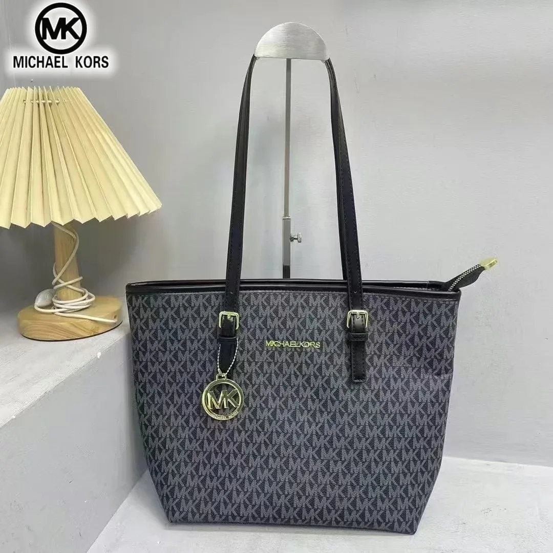 sac à bandoulière et à main michael kors pour femmes, grande capacité, sac fourre-tout classique de luxe léger, sac de voyage à fermeture éclair tendance