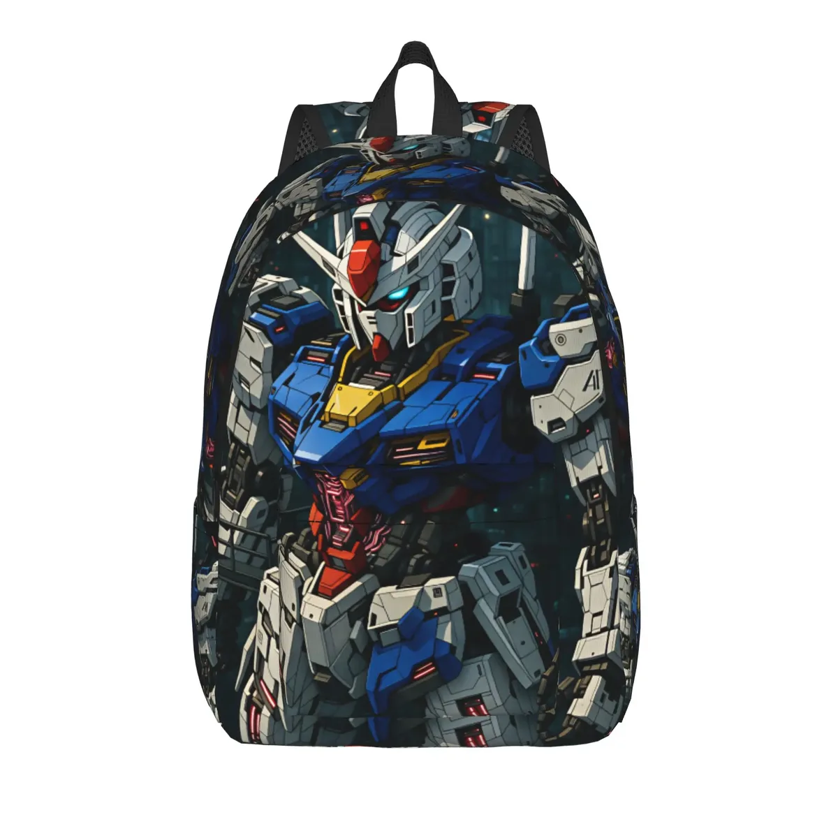 sac à dos gundam, sac à dos streetwear avec robot de dessin animé, sacs d'école unisexes, grands sacs de voyage, sac à dos design