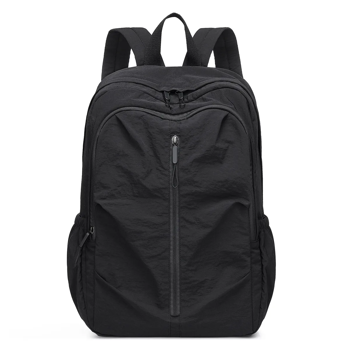 sac à dos pratique et élégant, grande capacité, unisexe, décontracté, résistant à l'eau, en nylon, pour voyage, pour ordinateur portable, pour les déplacements quotidiens