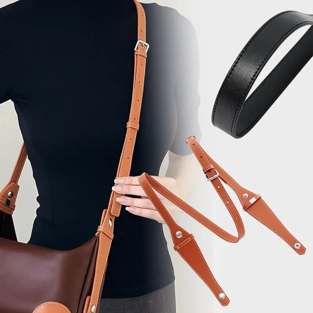 sangle d'épaule extensible en cuir pu 108-137 cm, sangle de remplacement détachable pour sacs à main goyard bowling 25 et trousse de toilette