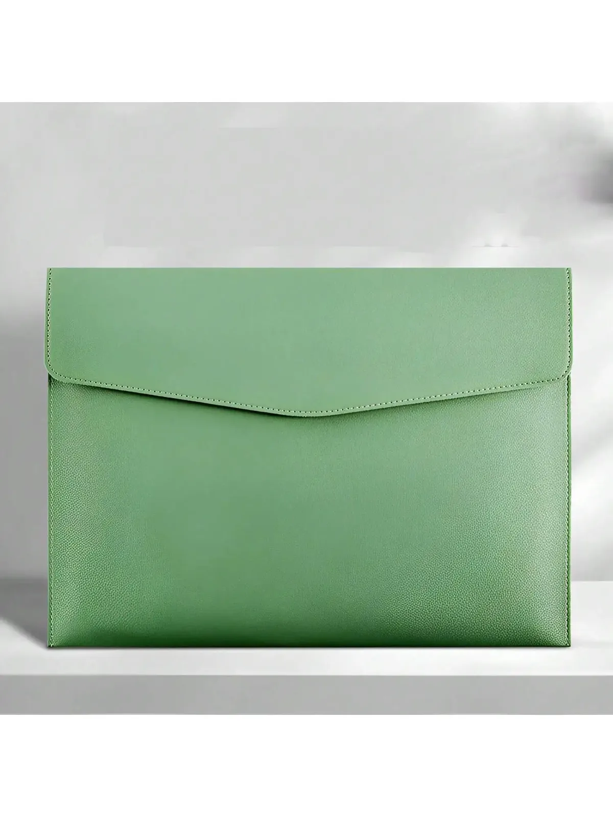sac à documents a4 en cuir pu personnalisé, pochette de rangement pour bureau d'affaires multicolores, organiseur élégant