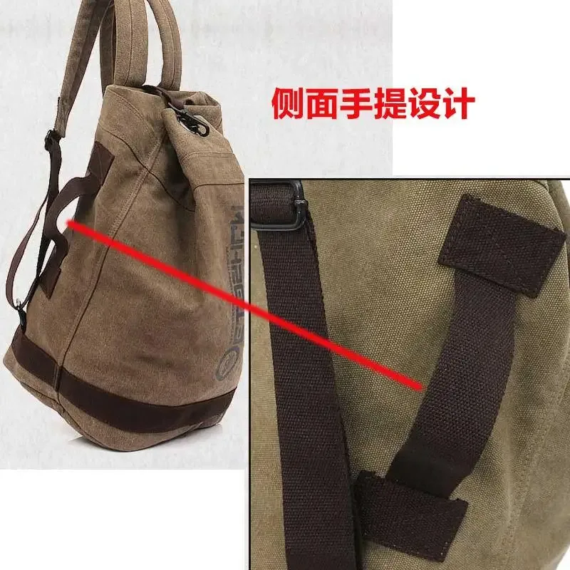 loisirs toile sac à dos grand gentleman sac à dos homme mode sacs de voyage décontractés sacs à dos de haute qualité mochila hombre 가