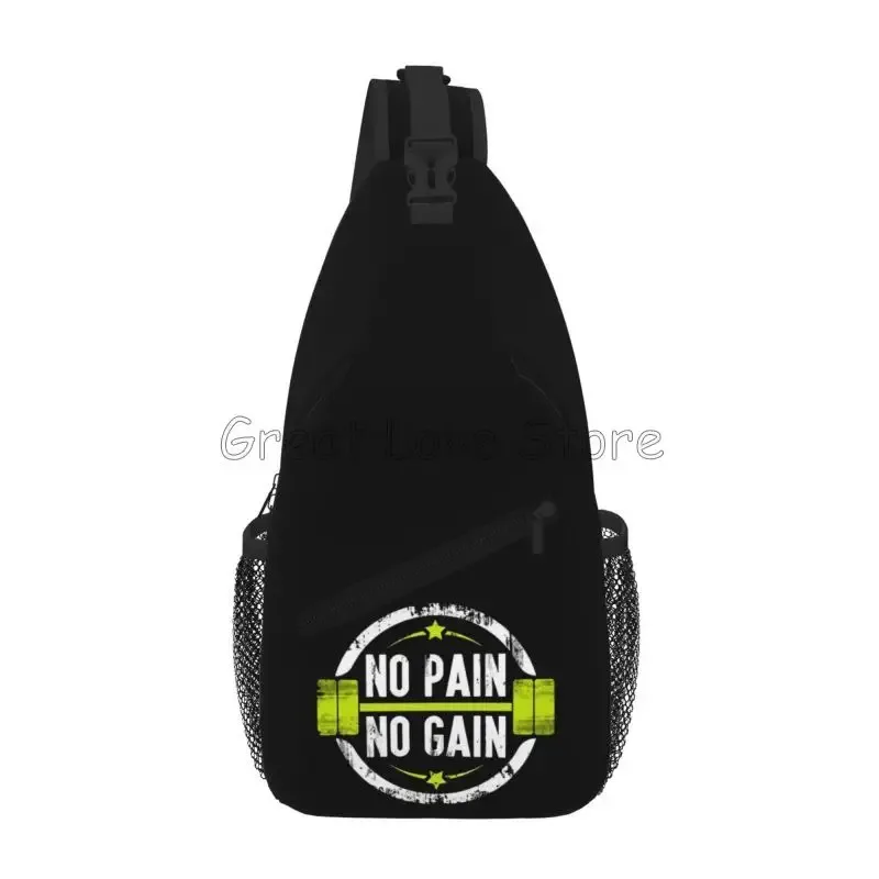 powerhouse gym sac à bandoulière noir unisexe quotidien épaule bandoulière poitrine sac à dos sac à dos portable pour voyage randonnée cyclisme camping