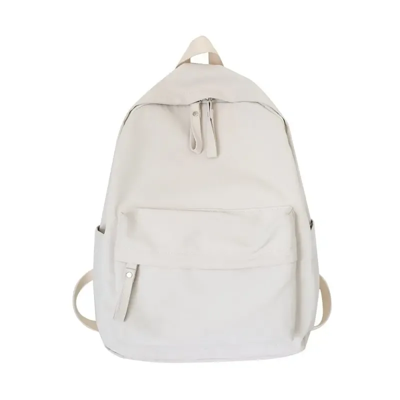 sac à dos noir solide, sac d'école oxford étanche, style minimaliste, sac de loisirs ou de voyage unisexe, sac à bandoulière de marque de haute qualité
