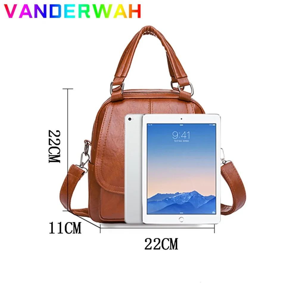 petit sac à dos rétro pour femme, multifonctionnel, grande capacité, initié, sac à bandoulière, sac à dos de voyage féminin, mini sac à main