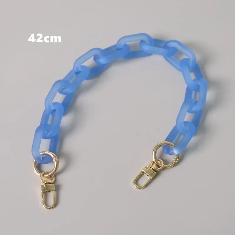 accessoires de sac à bandoulière en acrylique pour femmes, pièces détachables, chaîne de remplacement, bonbons, mignon, sangle mate, chaîne de poignée d'épaule, nouvelle mode