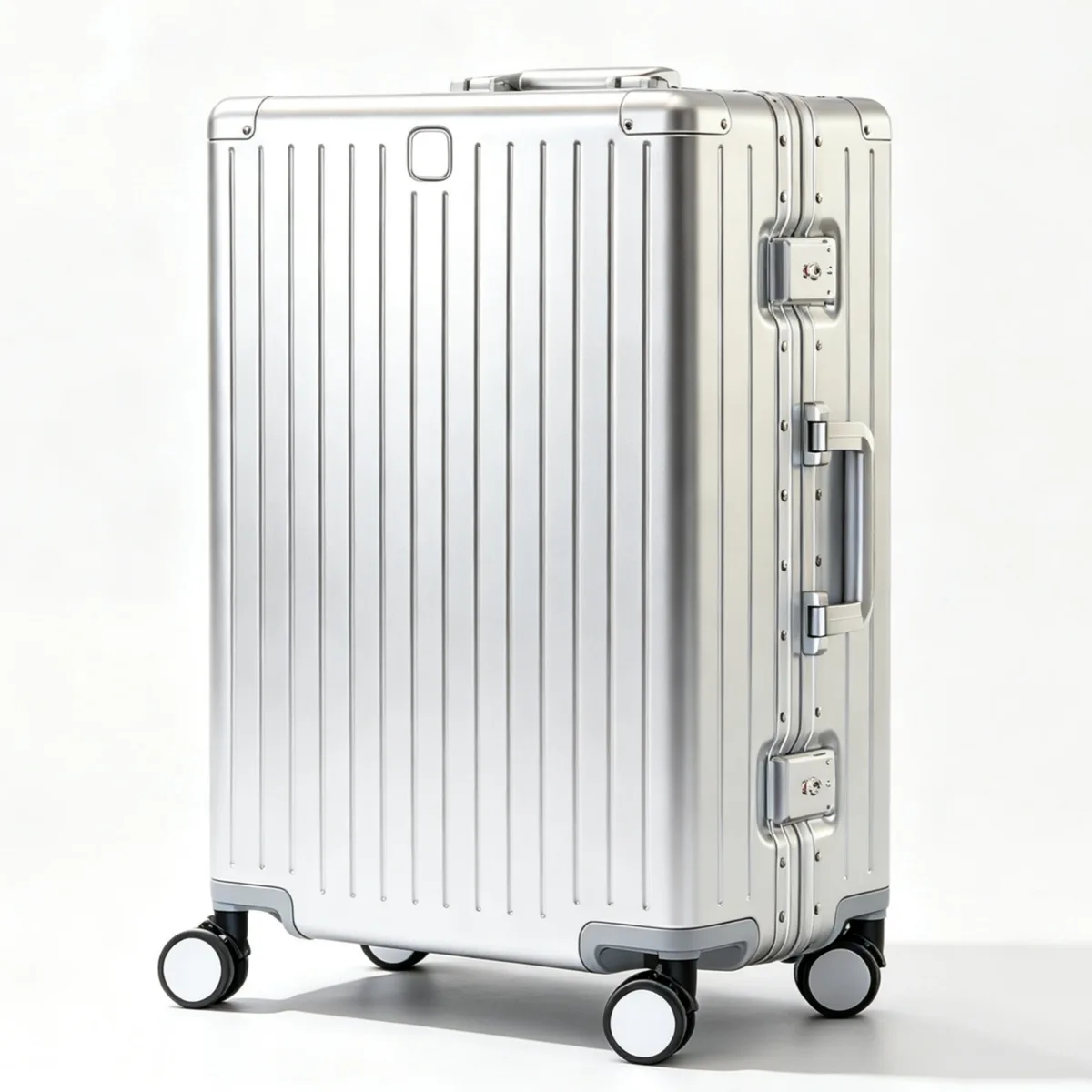 Valise de luxe en alliage d'aluminium et de magnésium à 100%, avec roulettes pivotantes, serrure TSA, bagages à roulettes pour femmes, voyage 20/24/26/29 pouces