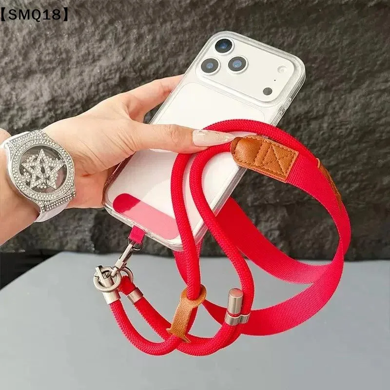 lanière de téléphone réglable à porter en bandoulière, clip détachable, sangle anti-perte pour téléphone portable, sangle de sac à bandoulière pour les voyages en plein air et l'usage quotidien【smq】