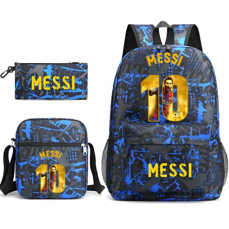 sac à dos messi léger et décontracté, grande capacité, pour femmes, hommes, étudiants, trousse à crayons, sacs à bandoulière, ensembles