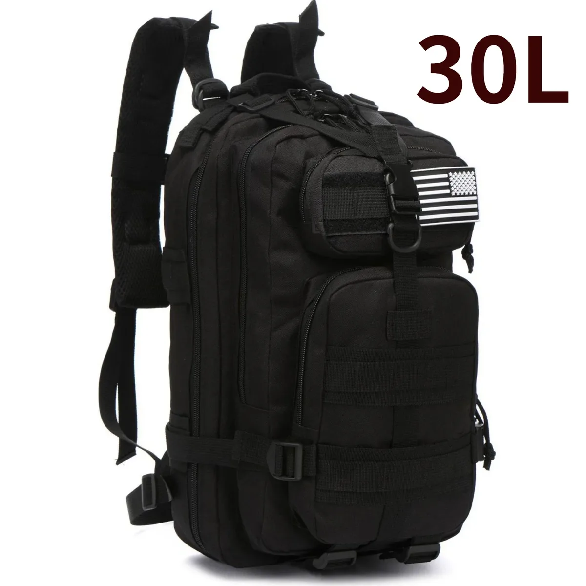sac à dos tactique 30l/50l en nylon 1000d imperméable, pour trekking, pêche, chasse, camping, activités outdoor et randonnée
