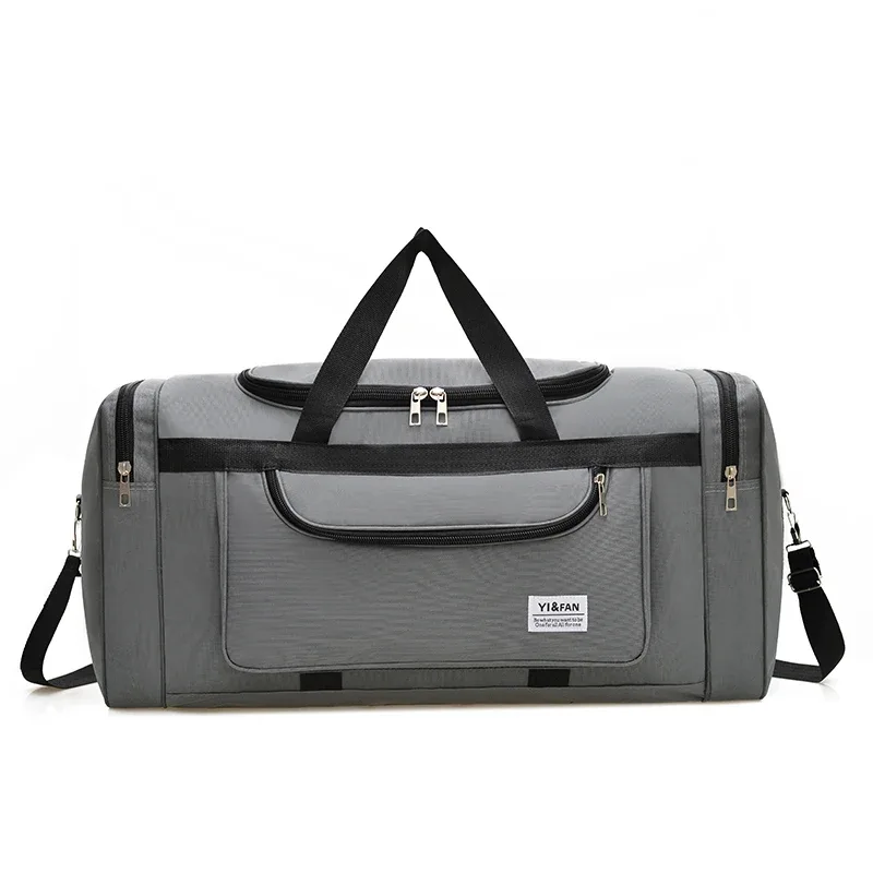 sac de sport multi-poches à bandoulière, sac de voyage, 1 pièce