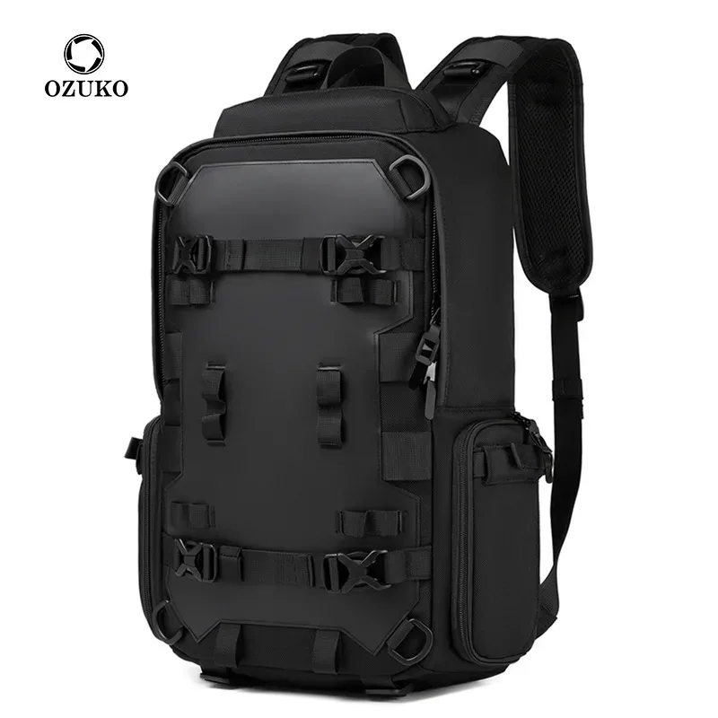 sac à dos ozuko mochila pour skateboard, sports de plein air, ordinateur portable 17 pouces, multifonction, imperméable, sac de voyage pour homme