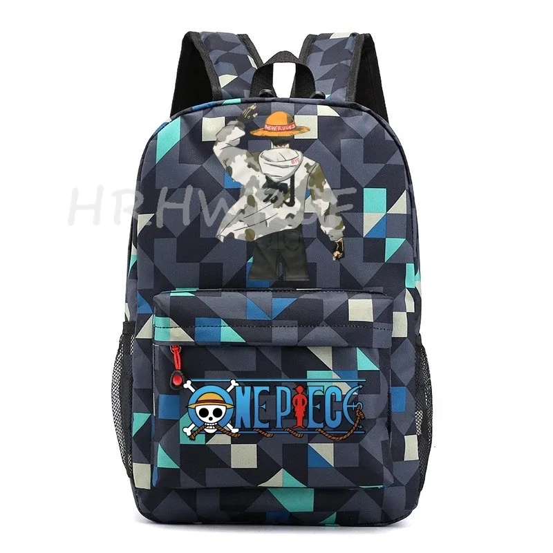sac à dos one piece monkey d luffy pour adolescents, sac à dos en nylon pour filles, sac à dos mignon pour femmes, sac à dos pour ordinateur portable, sac de voyage, sac à dos de grande capacité, unisexe