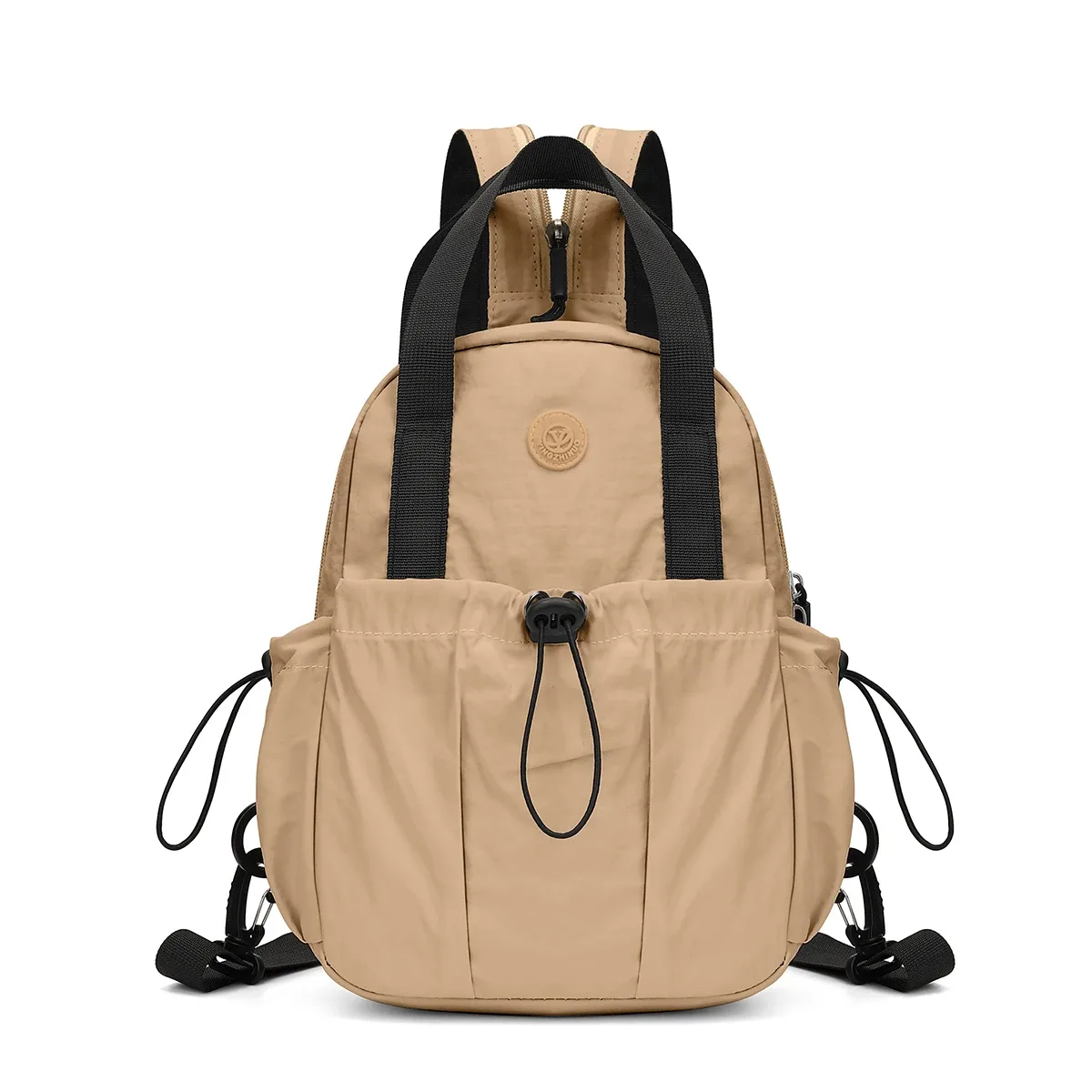 sac de poitrine pour étudiant, sac bandoulière, sac de voyage multifonctionnel double usage pour femme, léger, tendance, sac à dos polyvalent pour les trajets quotidiens