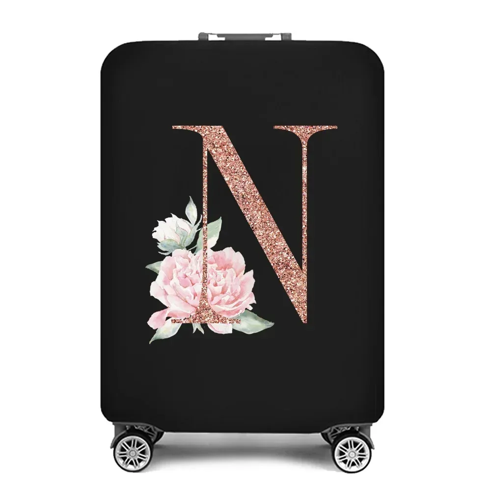 housses de protection pour bagages extensibles 18-32, housse de protection pour valise de voyage, série or rose, housses anti-poussière, organisateur de voyage