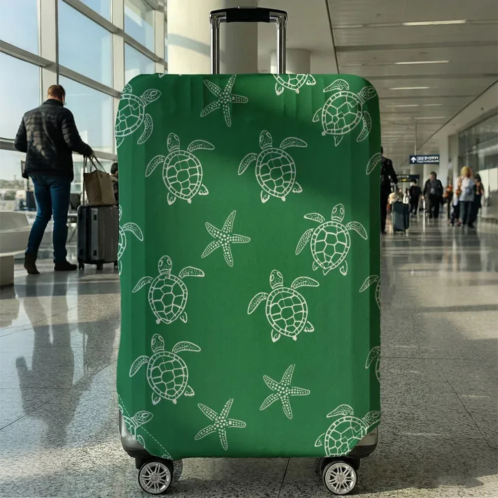 housse de protection pour bagages turtle starfish, adaptée aux bagages de 18 à 32 pouces, protège-poignées de bagages, accessoires de voyage