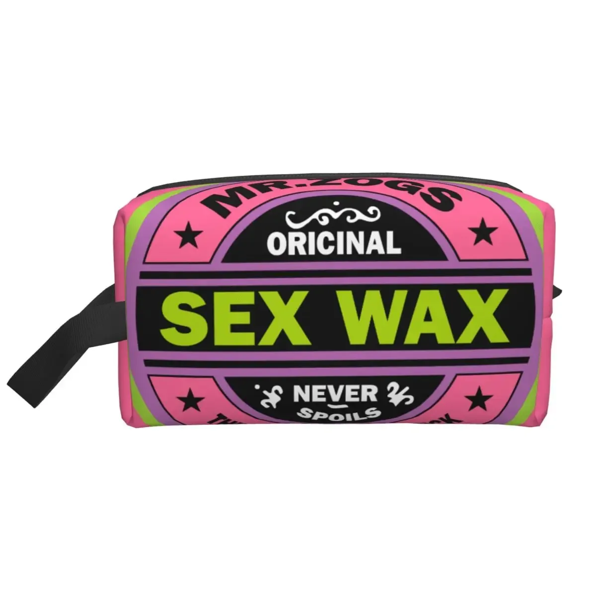 Trousse de maquillage personnalisée Mr Zogs Surfing Sex Warm pour femmes, trousses de toilette de rangement, trousse de maquillage de voyage, trousse de maquillage de mode, évaluation