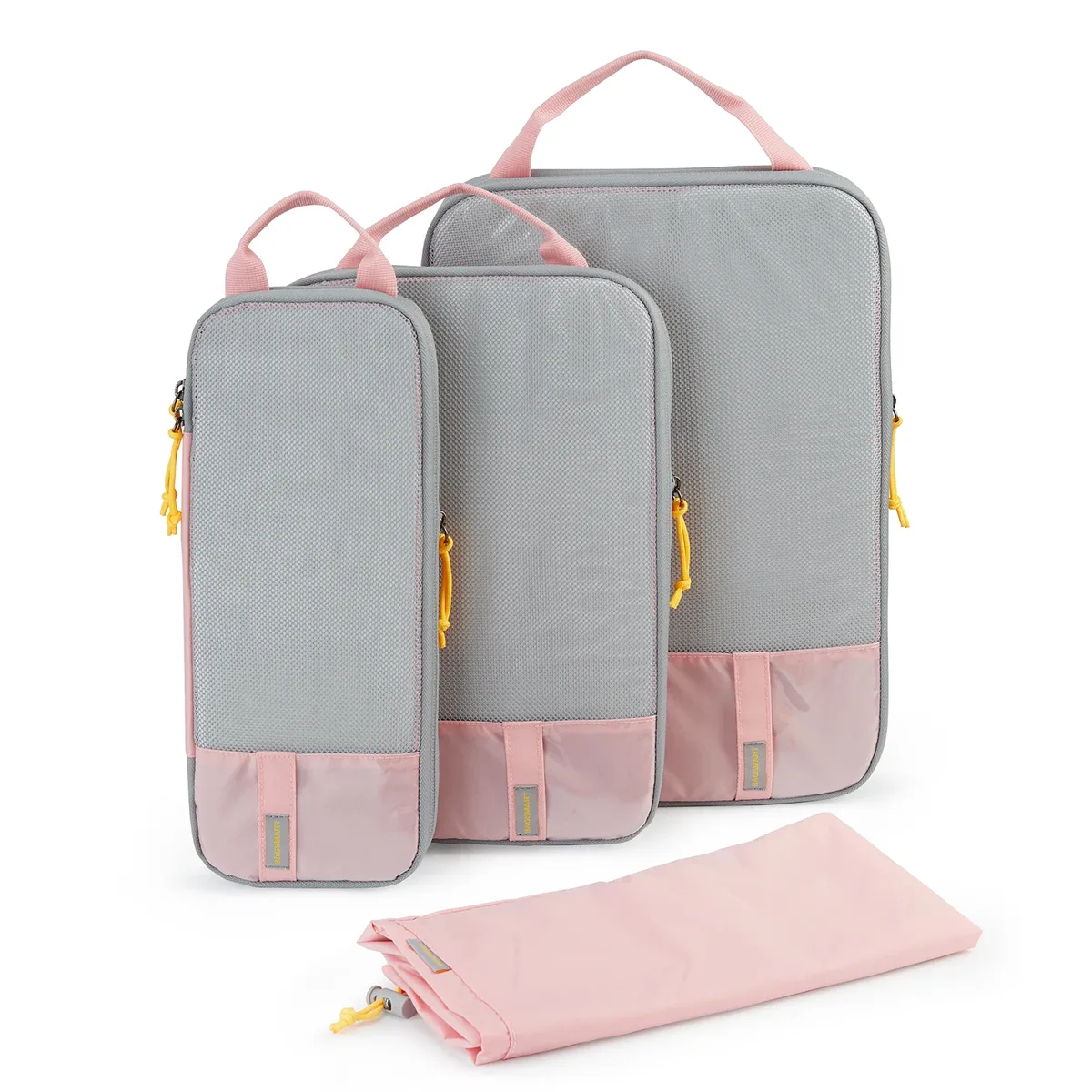 cubes d'emballage de compression pour hommes et femmes, organisateurs de bagages extensibles, bagages de voyage, bagages à main, 2-6 pièces