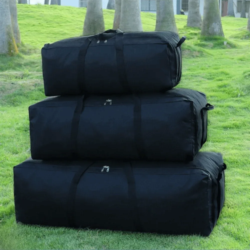 sac de voyage de très grande capacité 55l/100l/150l, sac à main de randonnée en tissu oxford pliable et étanch