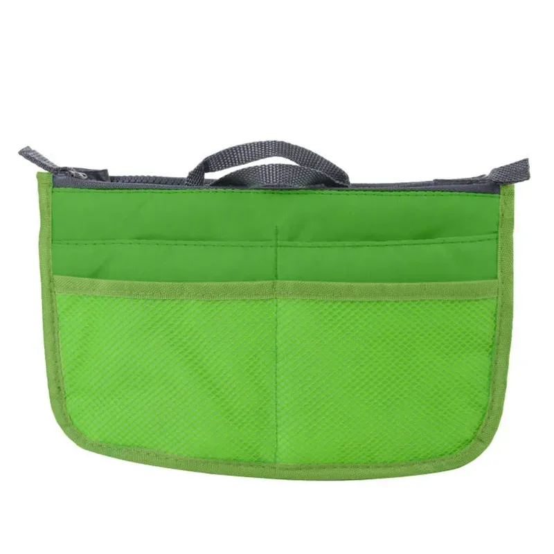 organisateur insérer sac femmes nylon voyage insérer organisateur sac à main sac à main grande doublure dame maquillage cosmétique sac pas cher femme fourre-tout