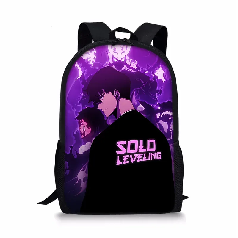 j'ai mis à niveau du sac à dos solo leveling seul, sac à dos universel imprimé pour écoliers et enfants