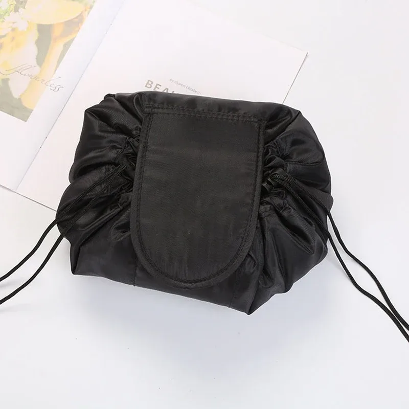 sacs de rangement de voyage pour maquillage, trousse de toilette portable étanche, organiseur de beauté, pochette de maquillage pour femme, sac cosmétique à cordon