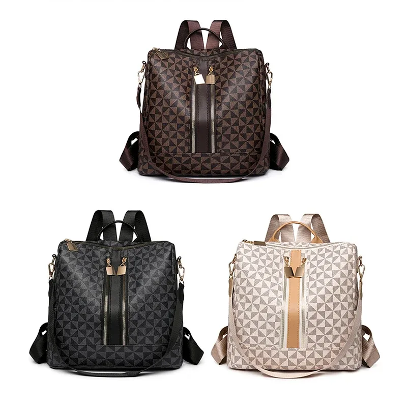 nouveau sac à dos grande capacité 2026, sac à bandoulière tendance style européen et américain, sac à dos mère-fille, sac de voyage décontracté