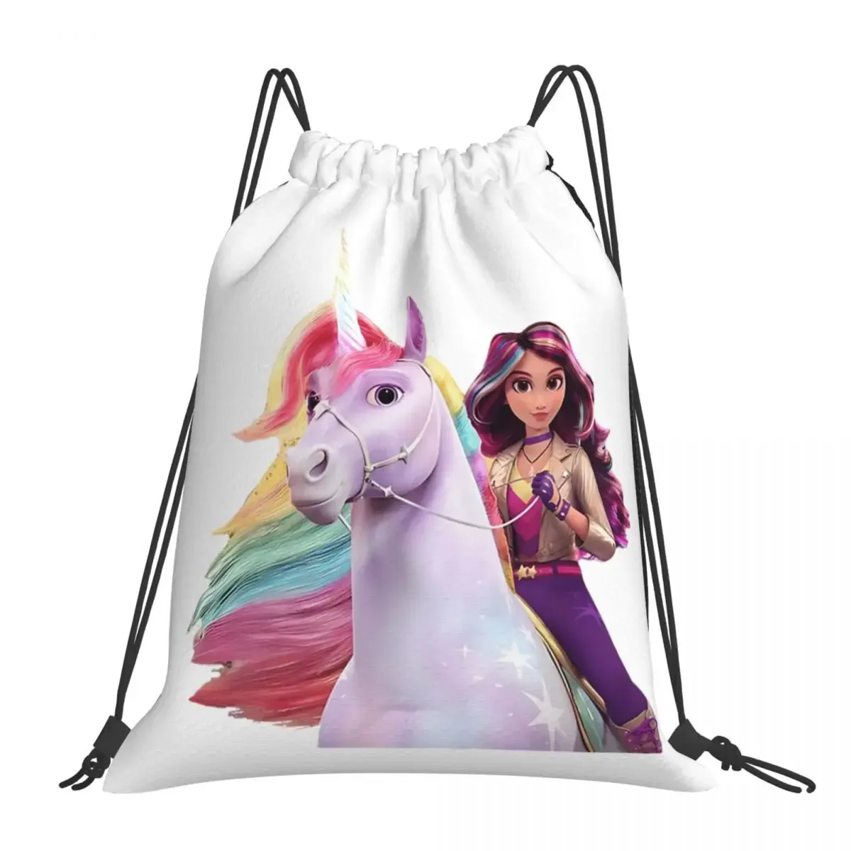 sacs à dos unicorn academy, sacs portables à cordon, sacs de sport, sacs à livres pour homme et femme, pour l'école