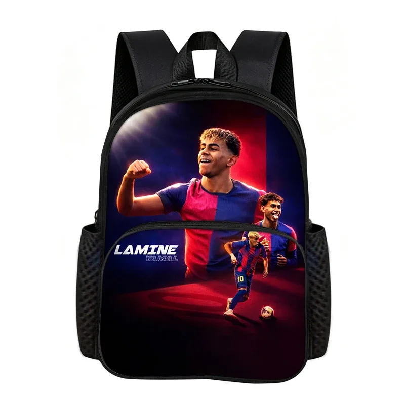 sac à dos d'école l-lamin yamal avec poche avant, idéal pour les fans de football, le meilleur cadeau pour les amateurs de sport
