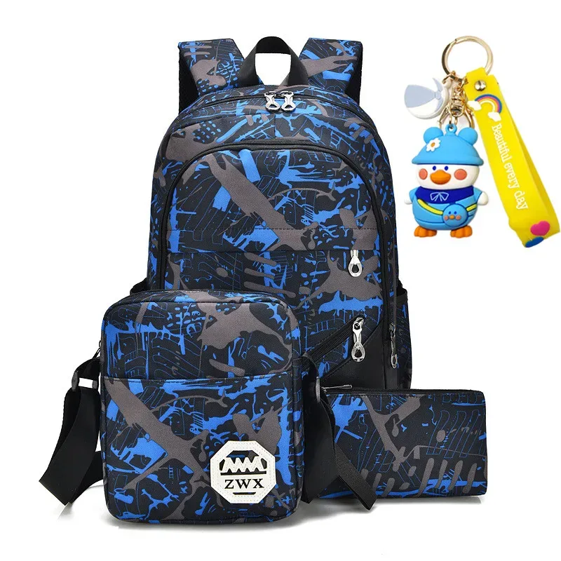 Sac à Dos de Voyage Étanche SR pour Enfant Garçon et Fille, Cartable d'École pour Adolescent