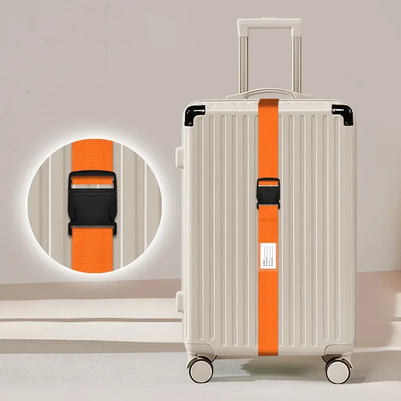sangle de bagage épaissie avec cadenas à combinaison, anti-explosion et résistante à l'usure, pour accessoires de valise de voyage d'affaires
