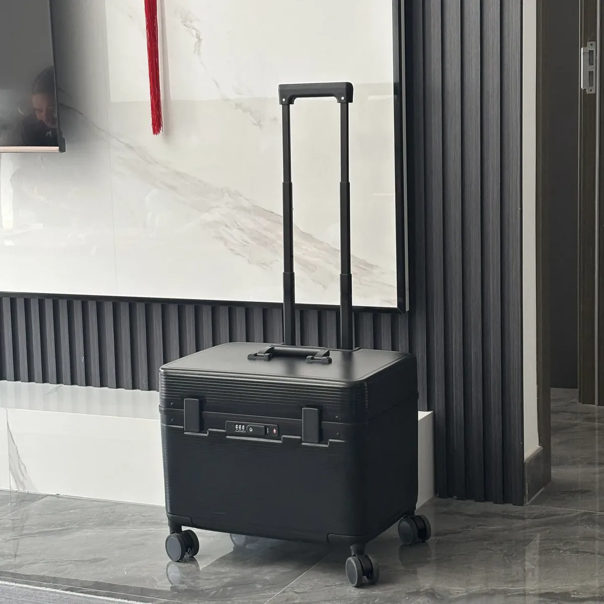 valise à roulettes horizontale à rabat avec cadre en aluminium, 21/23/25 pouces, pour photographie, boîte à outils, miroir mat, valise de voyage