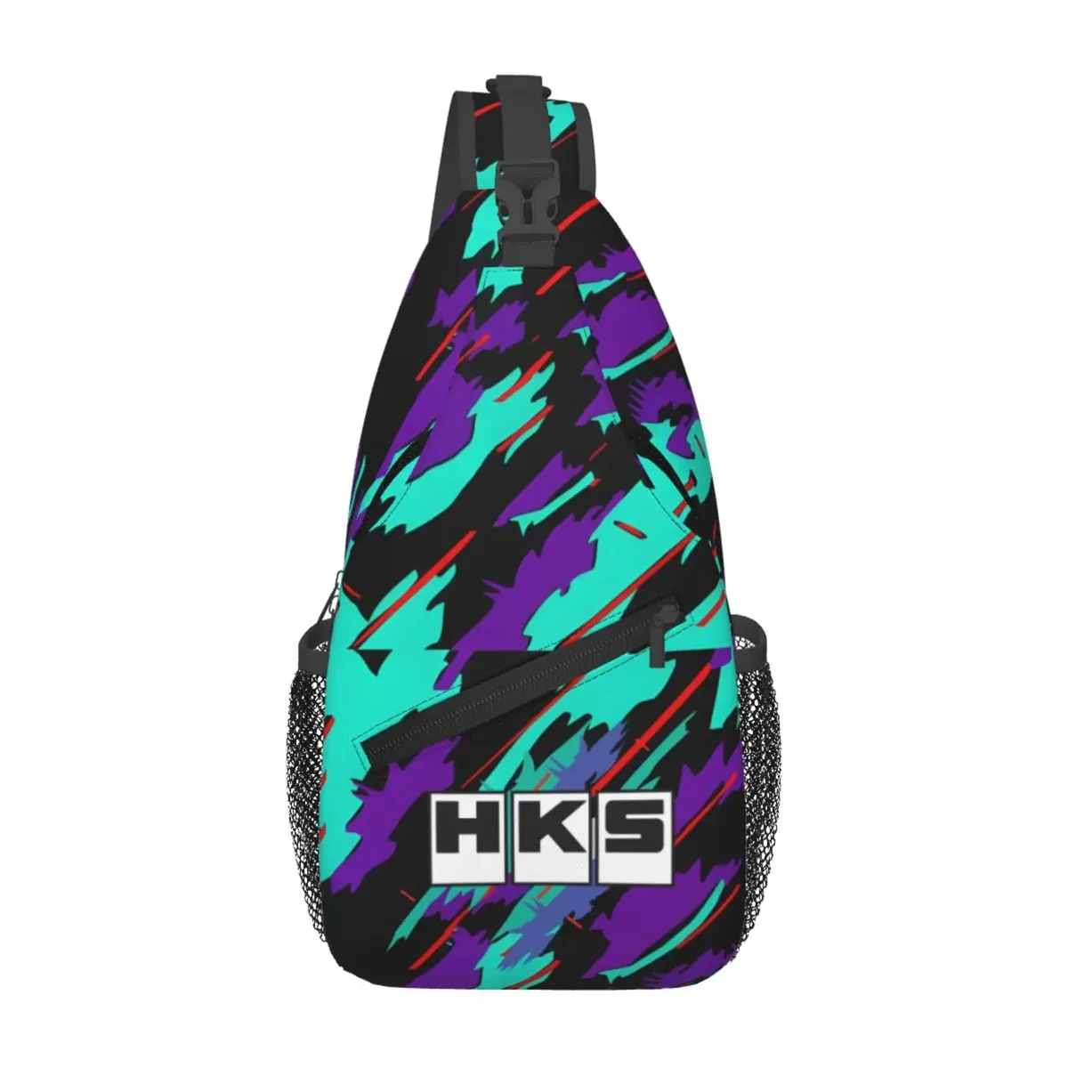 hks advan-sac à dos à bandoulière avec logo jdm pour homme et femme, observateur, réglable, décontracté, voyage, randonnée