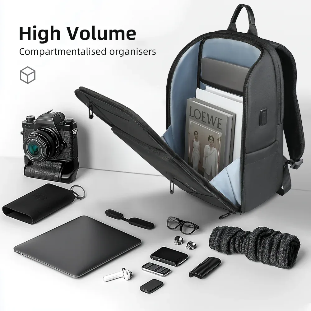 hcankcan-sac à dos étanche pour ordinateur portable pour homme, grande capacité, sacs à dos d'affaires, voyage, randonnée, sac à dos scolaire, 03, sac de travail