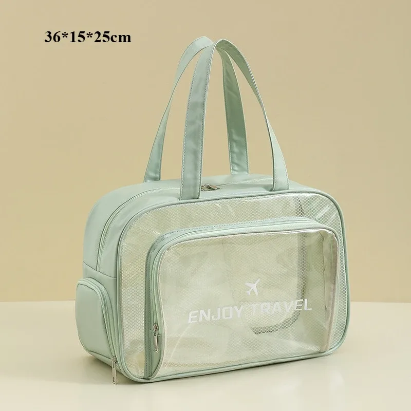 sac de lavage fitness à séparation humide et sèche, sac de rangement de voyage polyvalent, sac à cosmétiques portable en pu imperméable, 1 pièce, nouveau