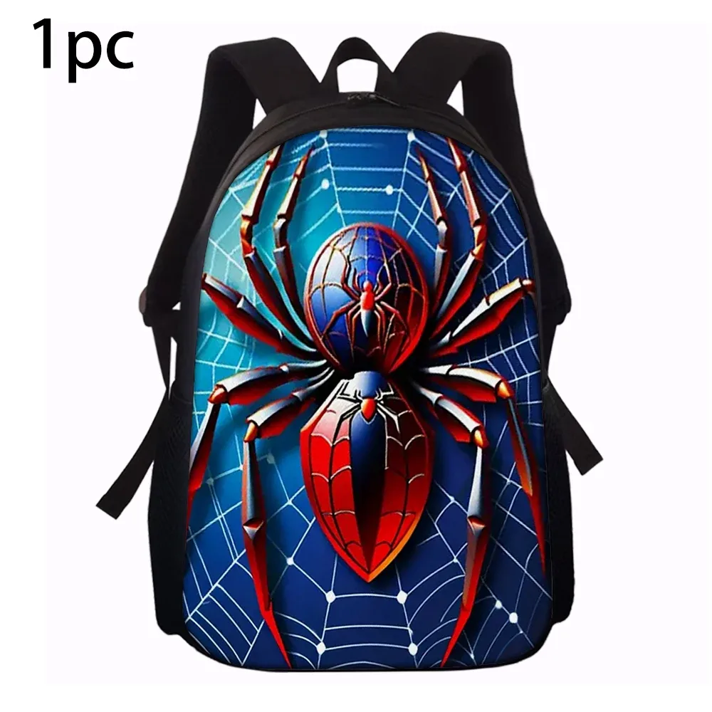 ensemble de sacs à dos imprimés araignée 1/2/3/4/5 pièces | parfait pour l'école et les déplacements quotidiens