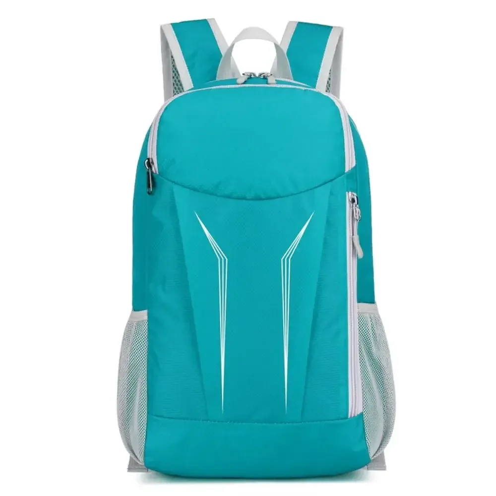 sac à dos de randonnée pliable décontracté, sac à dos de cyclisme en nylon avec fermeture éclair, imperméable, grande capacité, sac à dos de voyage pour femmes