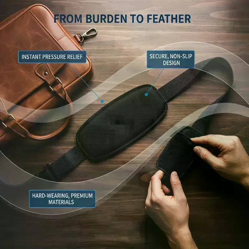 sangle de sac à dos double noire, plus large et confortable, réduisant la pression sur les épaules, solution de confort pour les étudiants