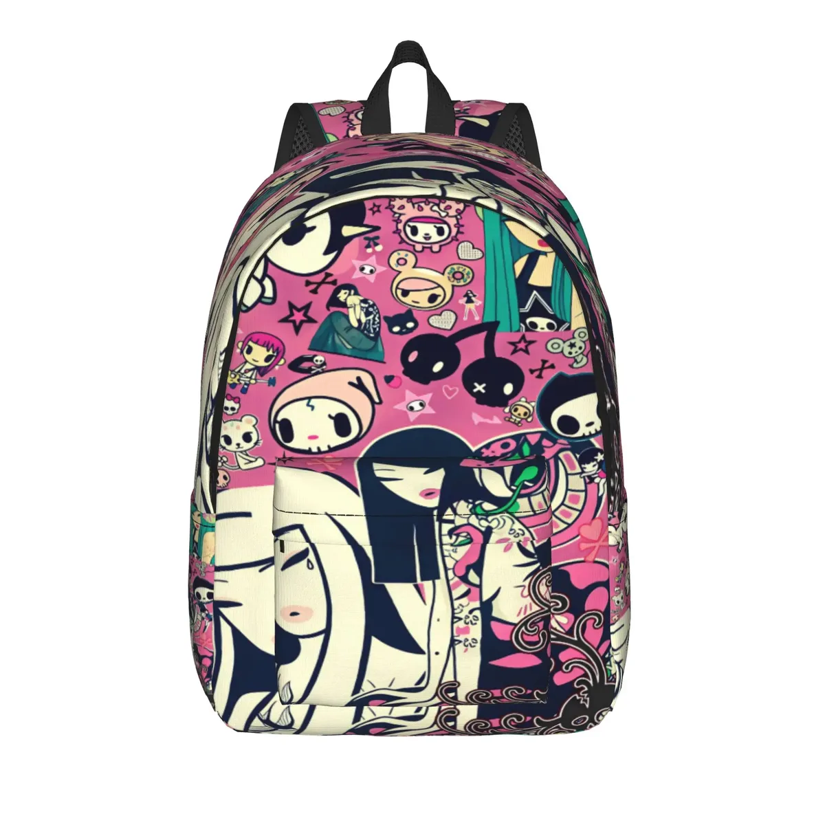 sac à dos tokidokii pour fille, sacs à dos de sport en polyester, sacs à dos souples et amusants pour le lycée