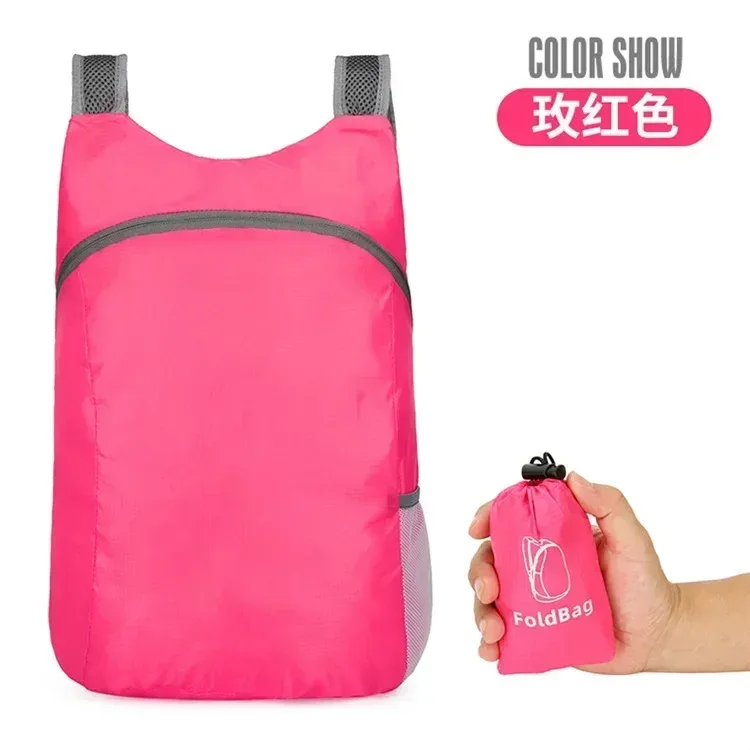 sac à dos léger pliable ultraléger pour l'extérieur, sac de voyage pour femmes et hommes, sac de sport