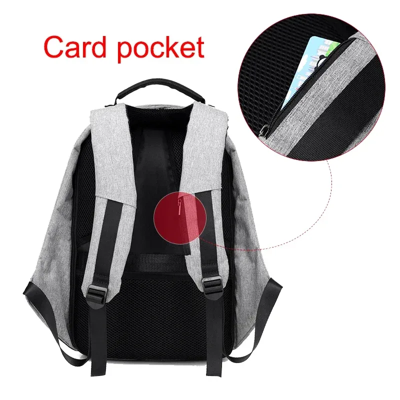 sac à dos antivol 15.6 pouces ordinateur portable hommes mochila mâle sac à dos étanche sac à dos grande capacité école sac à dos concepteur